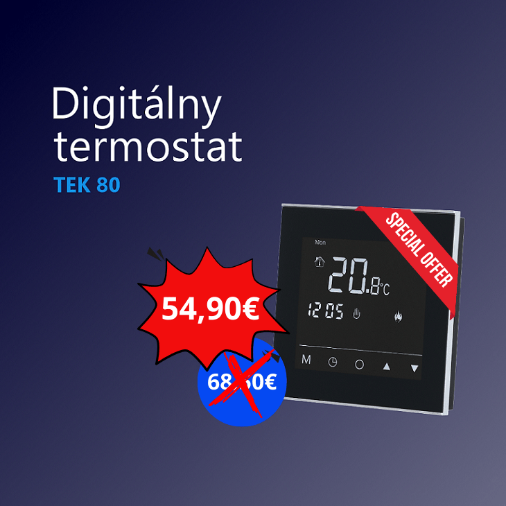 Termostat TEK80 zľava